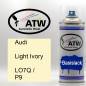 Preview: Audi, Light Ivory, LO7Q / P9: 400ml Sprühdose, von ATW Autoteile West.